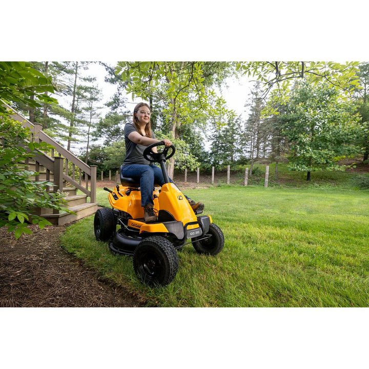 Cub Cadet CC30 Compact Riding Mower | | 30 in. | 10.5 HP | 344cc Briggs & Stratton Engine (Open Box)