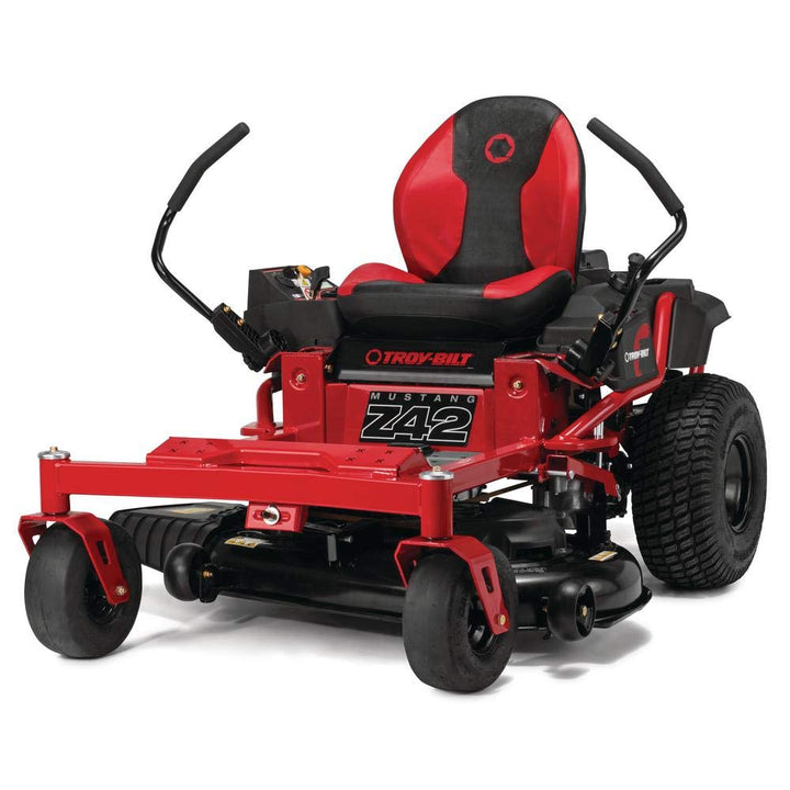 Troy-Bilt Mustang Z42 | 42 in Zero Turn Riding Lawn Mower | 679cc V-Twin OHV Troy-Bilt Engine | Dual Hydrostatic Transmission