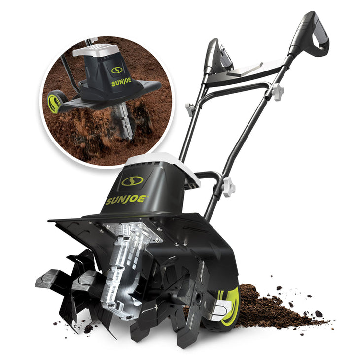 Restored Sun Joe TJ604E | 16 in 13.5 AMP Electric Garden Tiller/Cultivator (Refurbished)