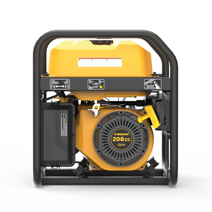 Restored Firman Gas Portable Generator P03605 | 4550W | Recoil Start | 120/240V | Versatile Outlets | Generator Only (Refurbished)