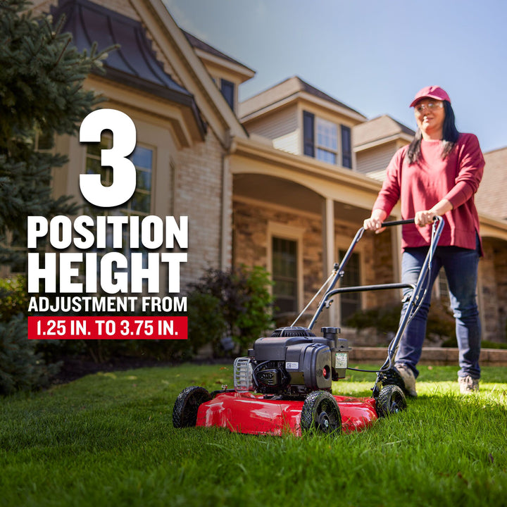 Restored CRAFTSMAN M090 20-in Gas Push Lawn Mower with 125-cc Briggs and Stratton Engine (Refurbished)