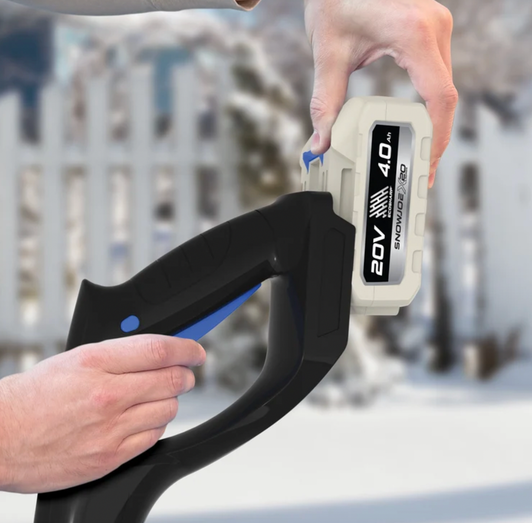 Snow Joe 20-Volt ECOSHARP Cordless Snow Shovel | Directional Chute | Brushless Motor | W/ 2 x 4.0-Ah Batteries + Charger | In-Store Exclusive