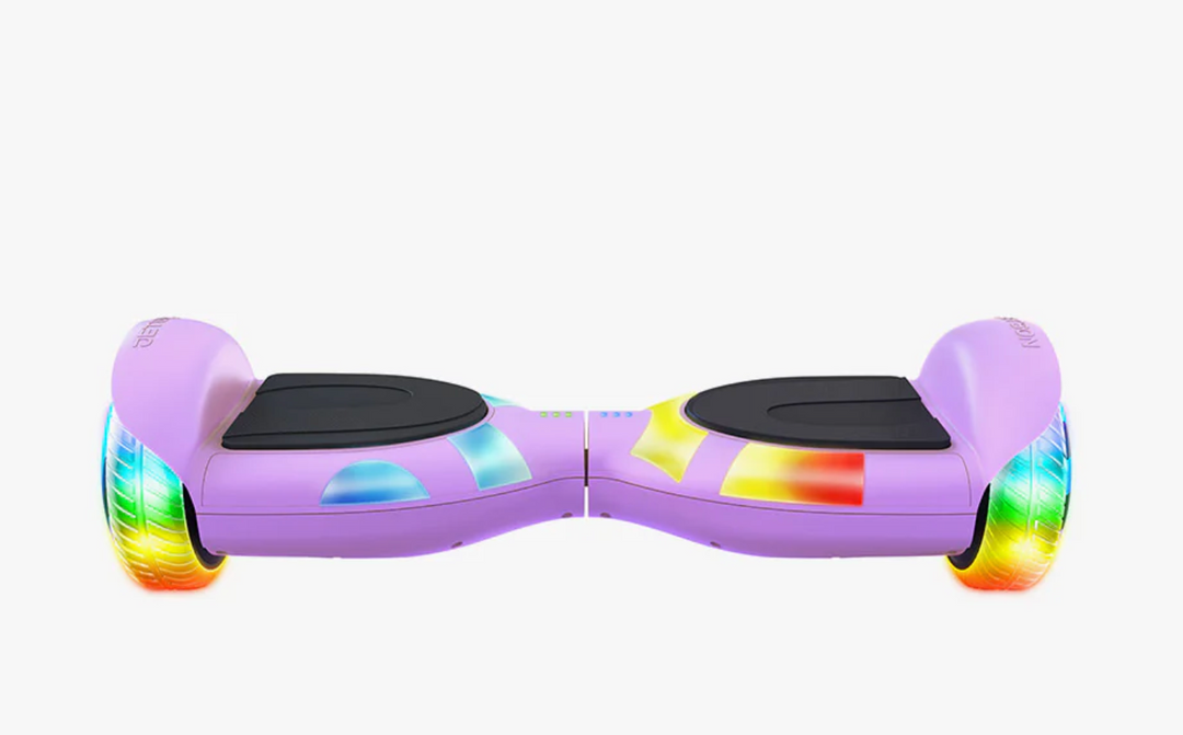 Jetson Litho X LED Light-Up Hoverboard | 400W Motor | 10 MPH | 10 Mile Range | Active Balance | 6.3” Wheels | 220 lb Capacity