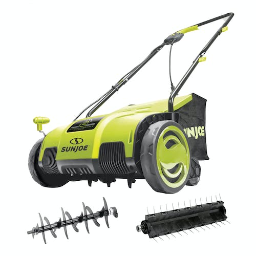 Restored Sun Joe AJ798E-RM Electric Lawn Dethatcher | 13 inch | 12 Amp | AirBoost Technology (Refurbished)