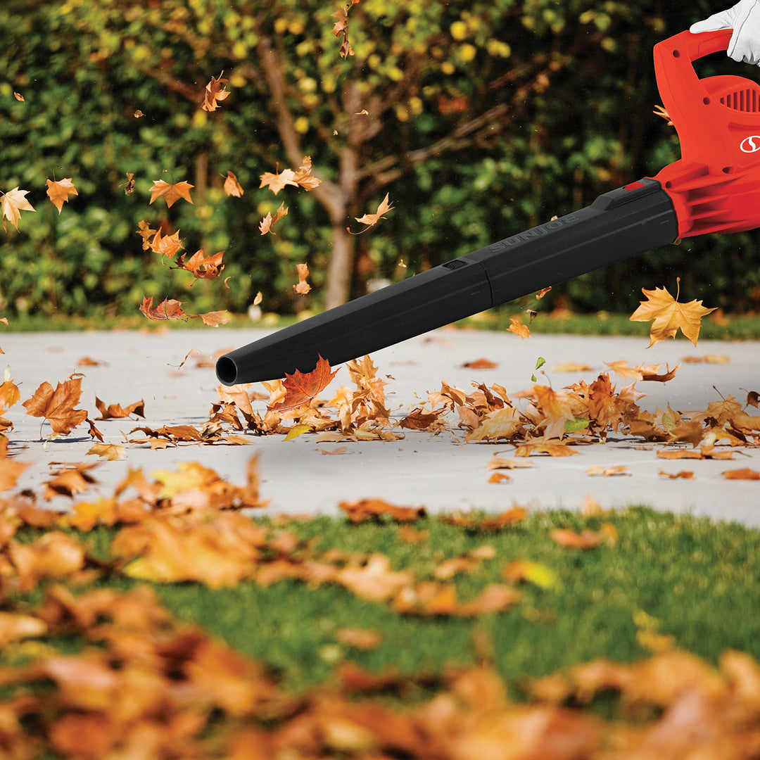 Restored Sun Joe SBJ597E | 6-Amp 155 MPH Electric Leaf Blower (Refurbished)