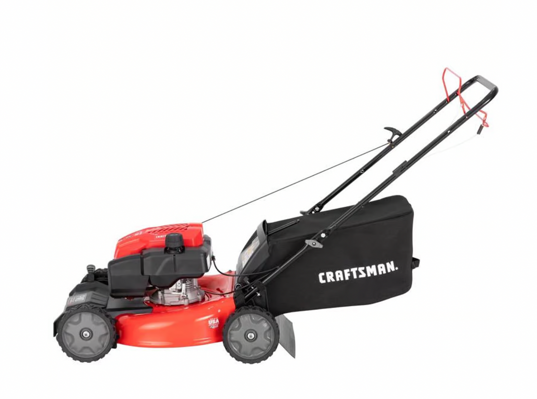 Restored Craftsman M220C | 21in 163cc Gas Self-Propelled Lawn Mower | 3-in-1 Deck | 6 Position Height Adjustment (12A-A2C2093) (Refurbished)