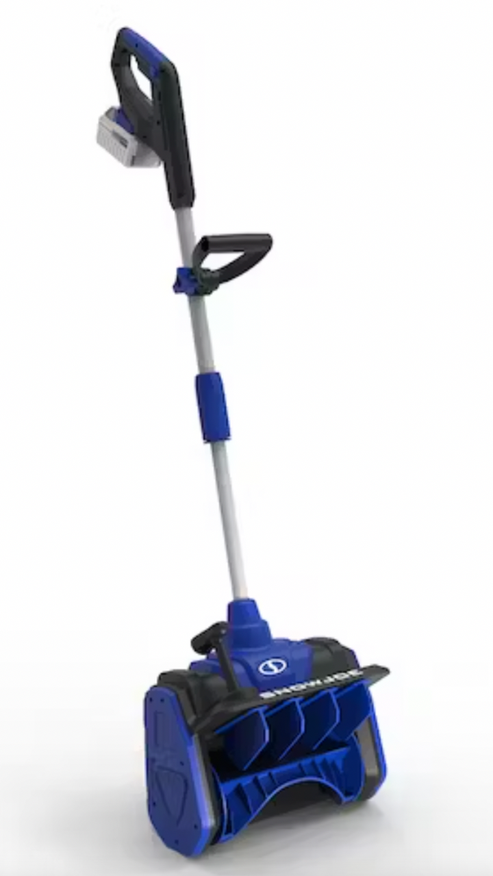 Snow Joe 24V-SS13.5-XR-SJB | Cordless Battery Snow Shovel Kit | 13.5 Inch | 24-Volt | W/ 5.0-Ah Battery & Charger | Directional Control (Refurbished) | IN-STORE EXCLUSIVE