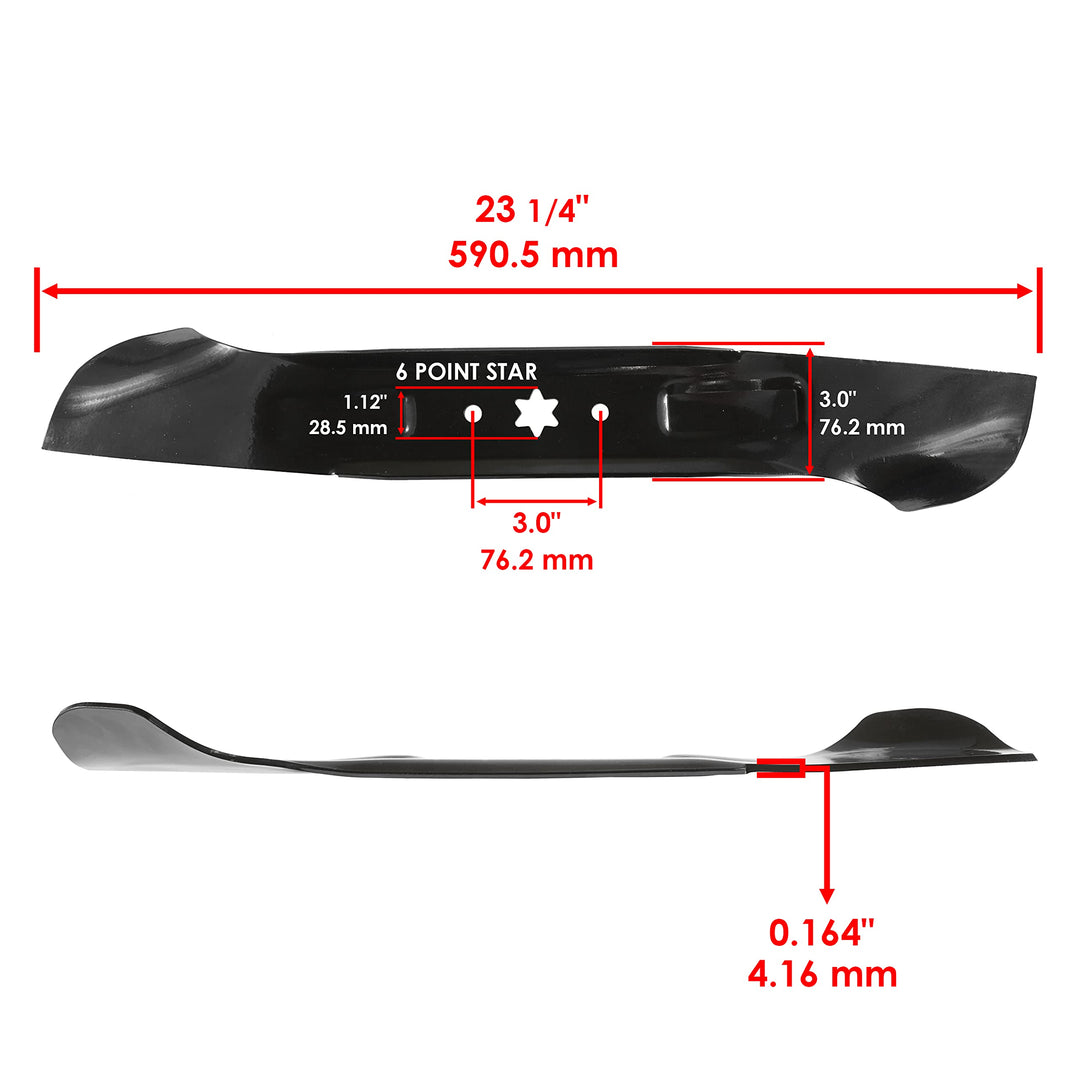 MTD 742-04290A Blade (942-04290A) | Compatible With MTD 942-04244A 94204290 74204290 742-04290 742-04290A 94204244