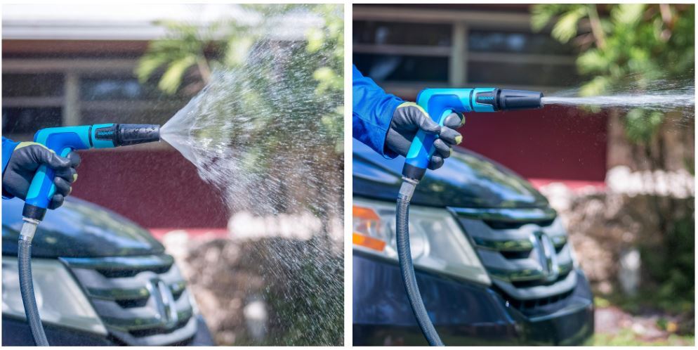 Restored AJFJH50-58-PRO Pressure Washer Kit ($73Value!) | AJFJH50-58-PRO 50ft Fiberjacket Kink Free Hose + Hose Nozzle + Sprayer/Foam Cannon (Refurbished)