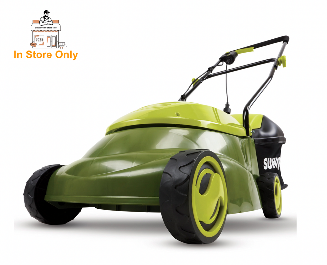 Restored Sun Joe MJ401E | In-Store Exclusive | Electric Lawn Mower With Grass Bag | 14-Inch | 12 Amp (Refurbished)