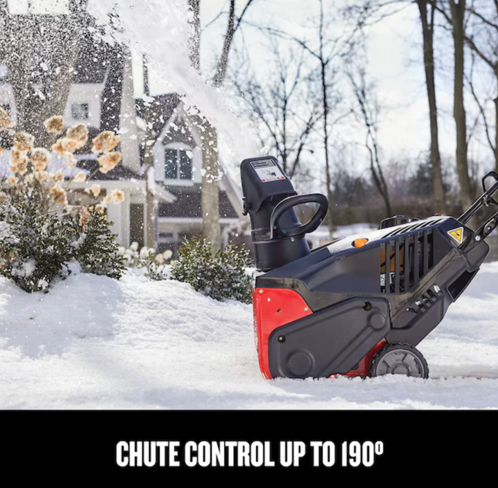 Craftsman SB270 | 21" 208-cc Snow Blower | Single-Stage with Auger Assistance | Push-Button Electric Start (Open Box)