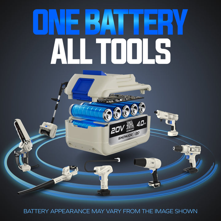 Sun Joe X20 20-Volt 4000-mAh Battery & Charger | For Use with Universal ECOSHARP X20-Series Devices | w/LED Indicator