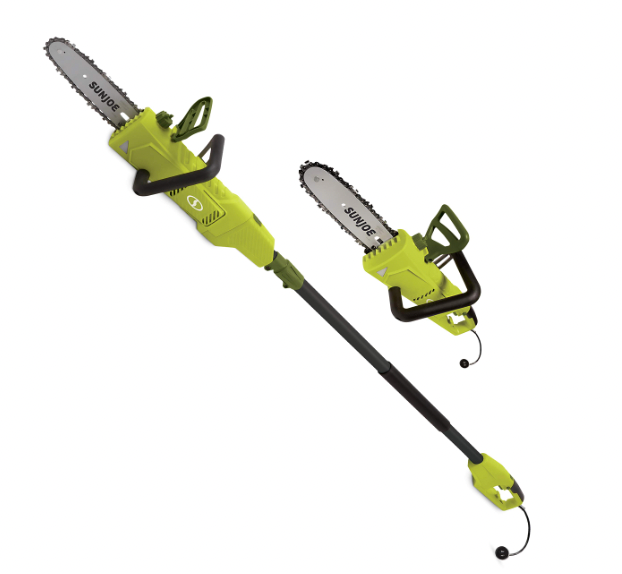 Sun Joe SWJ805E 6 Amp 2-in-1 Convertible Electric Telescoping Pole Chain Saw (Refurbished) | In Store Exclusive