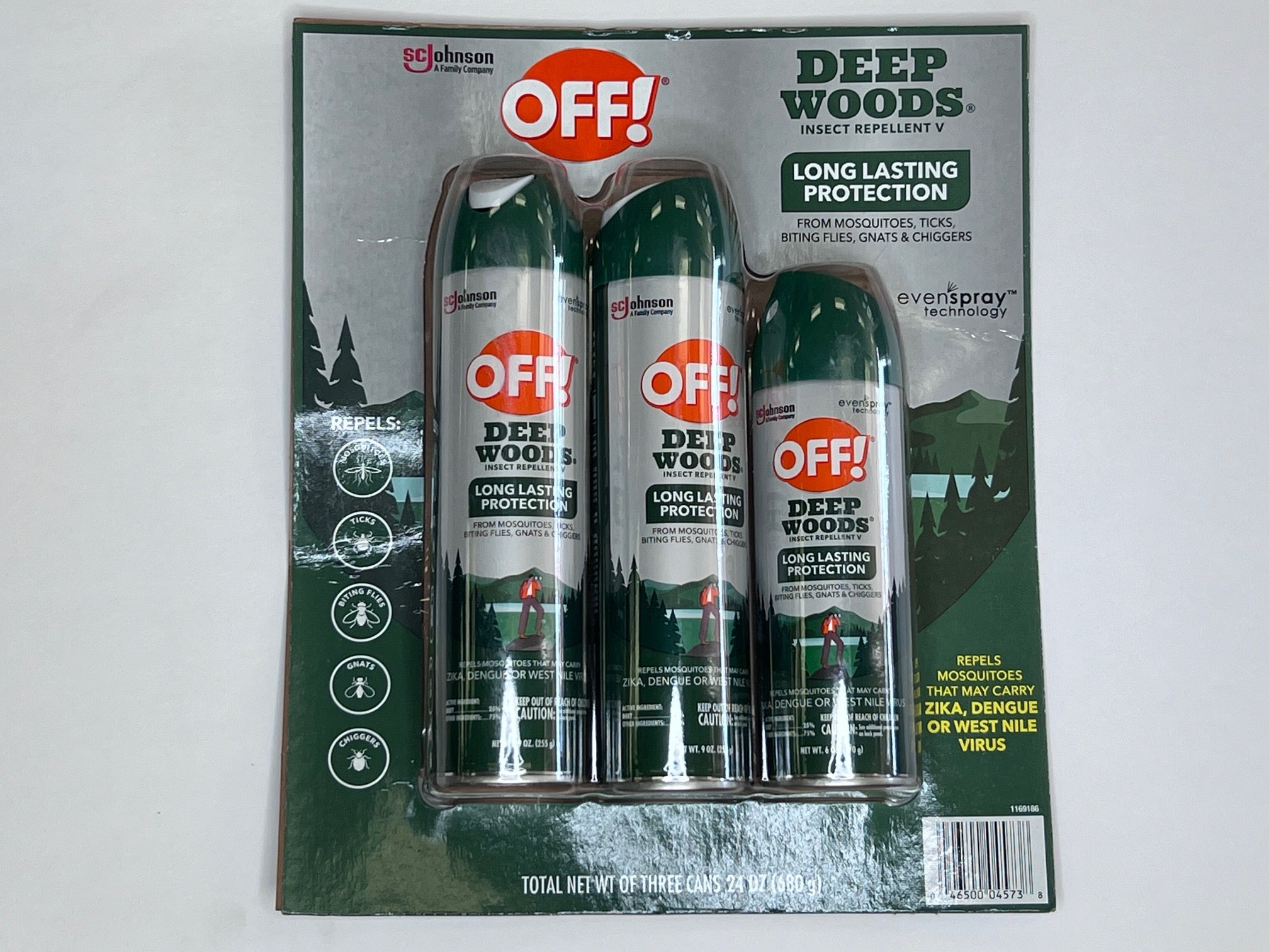 OFF! Deep Woods Insect Repellent V 3-pack Mosquito Insect – JOE's ...
