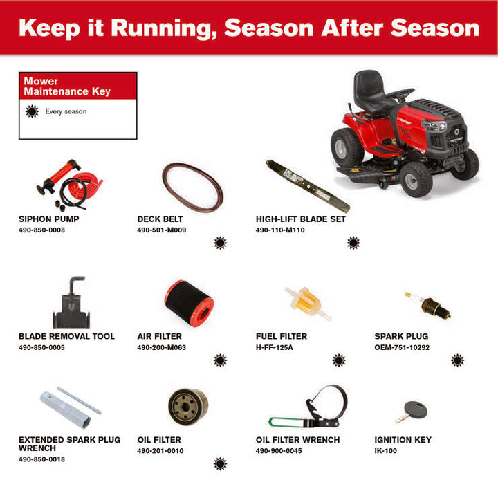 Troy-Bilt Bronco 46K Riding Lawn Mower | 46-in 541cc Kohler Engine | Auto Transmission | 46" Deck