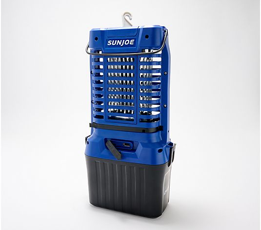Restored Sun Joe Portable 24V Battery Operated Bug Zapper | Blue (Refurbished)