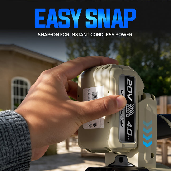Sun Joe X20 20-Volt 4000-mAh Battery & Charger | For Use with Universal ECOSHARP X20-Series Devices | w/LED Indicator