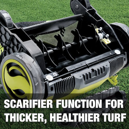 Restored Sun Joe AJ798E-RM Electric Lawn Dethatcher | 13 inch | 12 Amp | AirBoost Technology (Refurbished)
