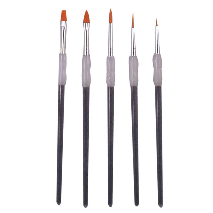 10 Pack | LINZER Maestra 5-Pc. Artist Paint Brush Set | Gold Taklon Filament