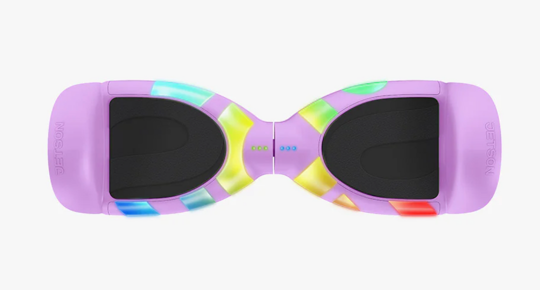 Jetson Litho X LED Light-Up Hoverboard | 400W Motor | 10 MPH | 10 Mile Range | Active Balance | 6.3” Wheels | 220 lb Capacity