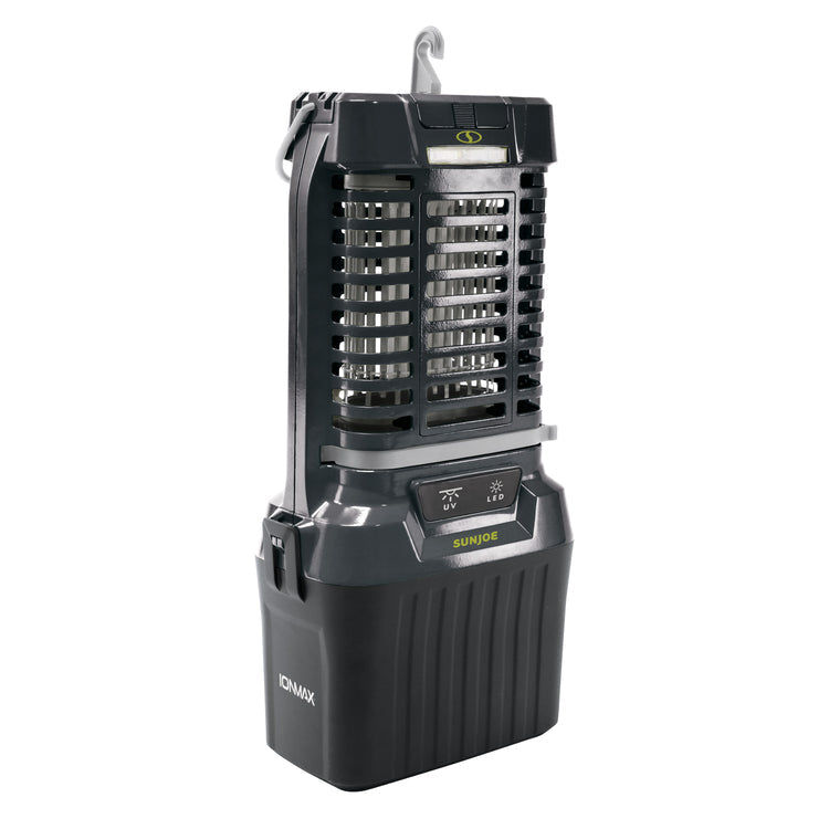 Restored Sun Joe 24V-BZ100-LTE | 24V Cordless Indoor/Outdoor Bug Zapper Kit | 1-Acre Coverage | W/ 2.0-Ah Battery + Charger (Open Box)