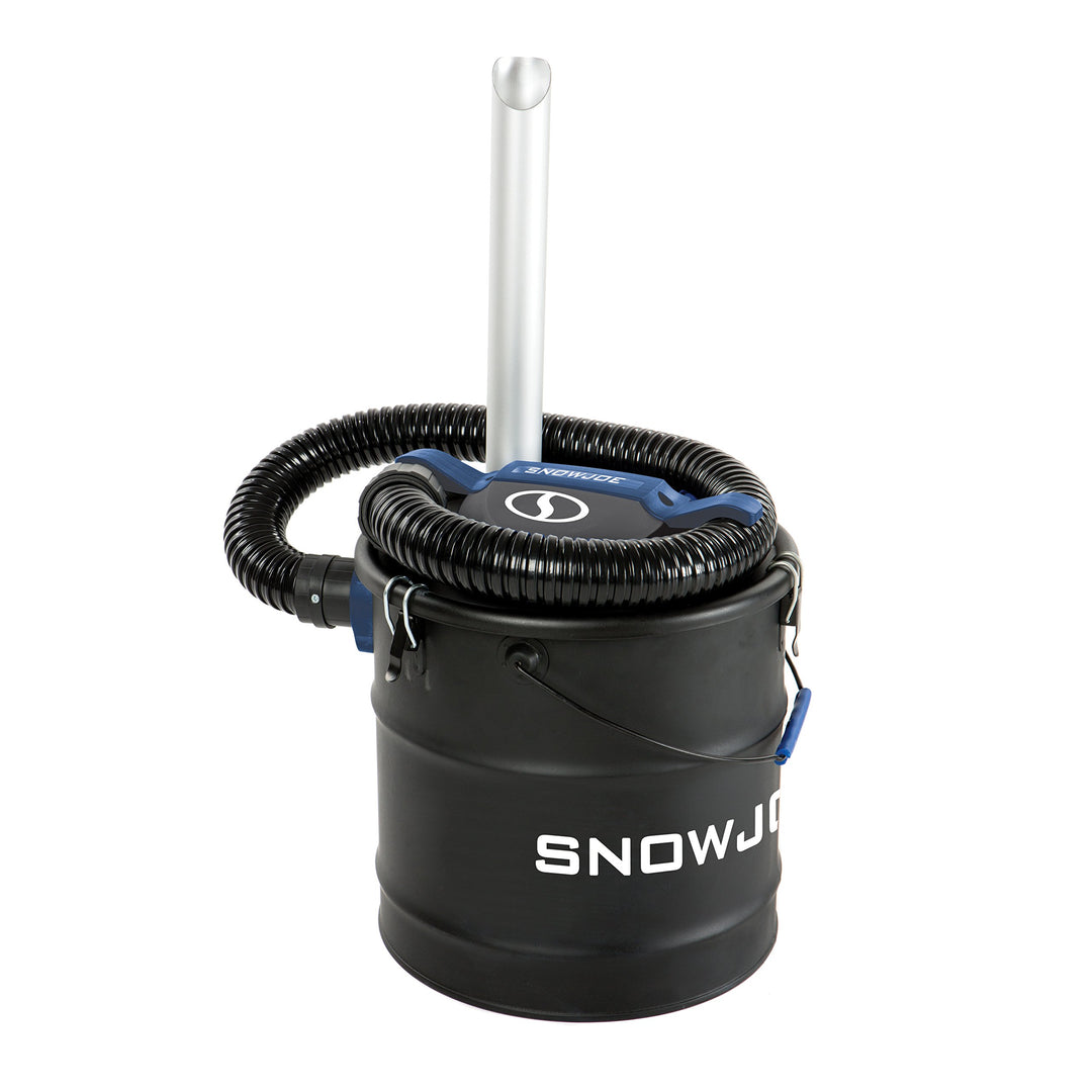 Restored Snow Joe ASHJ202 5 Amp 4.8 Gallon Ash Vacuum, Dual Filtration System, Reusable Fine Dust Cartridge (Refurbished)