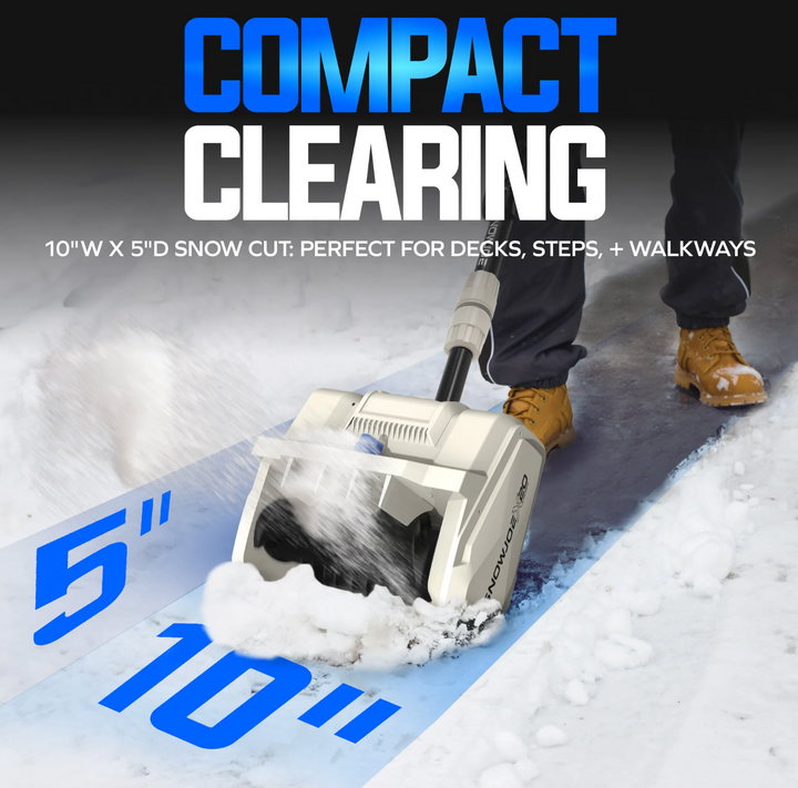 Snow Joe 20-Volt Cordless Snow Shovel Kit | Directional Chute | Brushless Motor | W/ 4.0-Ah Battery + Charger (Refurbished) | In-Store Exclusive