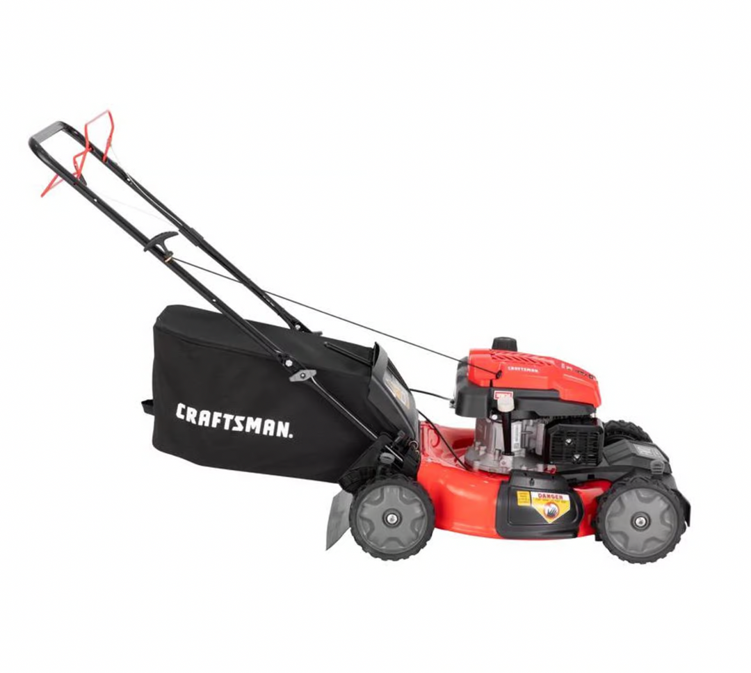 Craftsman M220C | 21in 163cc Gas Self-Propelled Lawn Mower | 3-in-1 Deck | 6 Position Height Adjustment (12A-A2C2093)