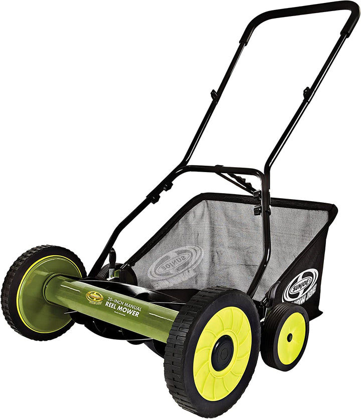 Restored Sun Joe MJ502M Manual Reel Mower W/ Grass Catcher | 20-inch | 9-Position Refurbished