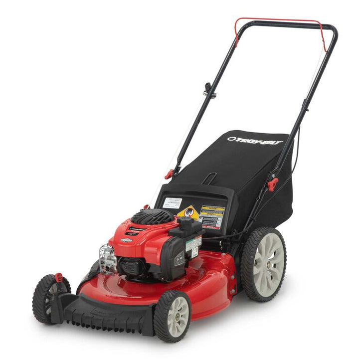 Troy-Bilt TB125B | 21" | 140cc Push Lawn Mower | Briggs & Stratton engine | With Rear Bag, Mulch and Side Discharge