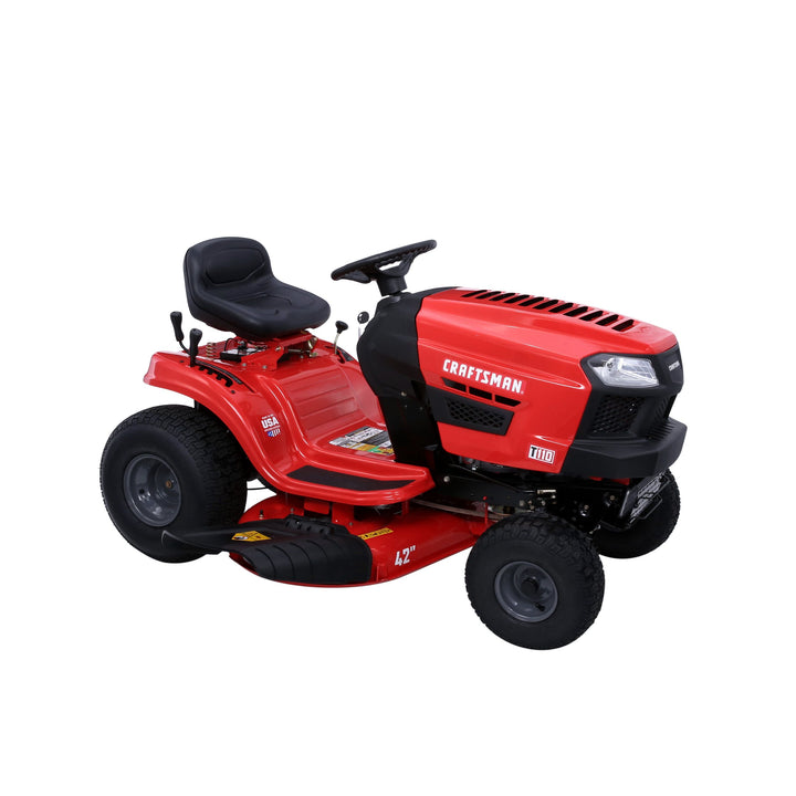 Craftsman T110 | 42" Riding Mower | 17.5 HP Briggs & Stratton Engine | 7-Speed Transmission (Open Box)