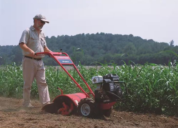 Restored Troy-Bilt Pony Tiller | 16in Rear Tine Tiller | 250cc Briggs & Stratton Engine | Forward Rotating Tines (Refurbished)