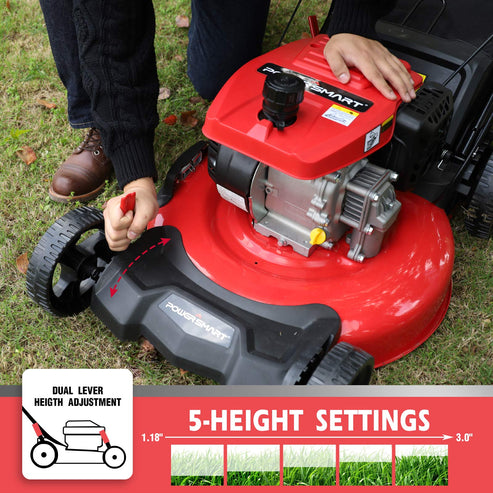 Restored PowerSmart 21'' Push Lawn Mower DB2194PH | 209cc | Red | Some Cosmetic Wear (Refurbished)