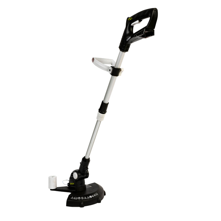 Restored Sun Joe 24V-LT12-LTE | 24V IONMAX Cordless String Trimmer Kit | 12-inch | Multi-Angle Head | W/ 2.0-Ah Battery + Charger | Some Cosmetic Wear (Refurbished)