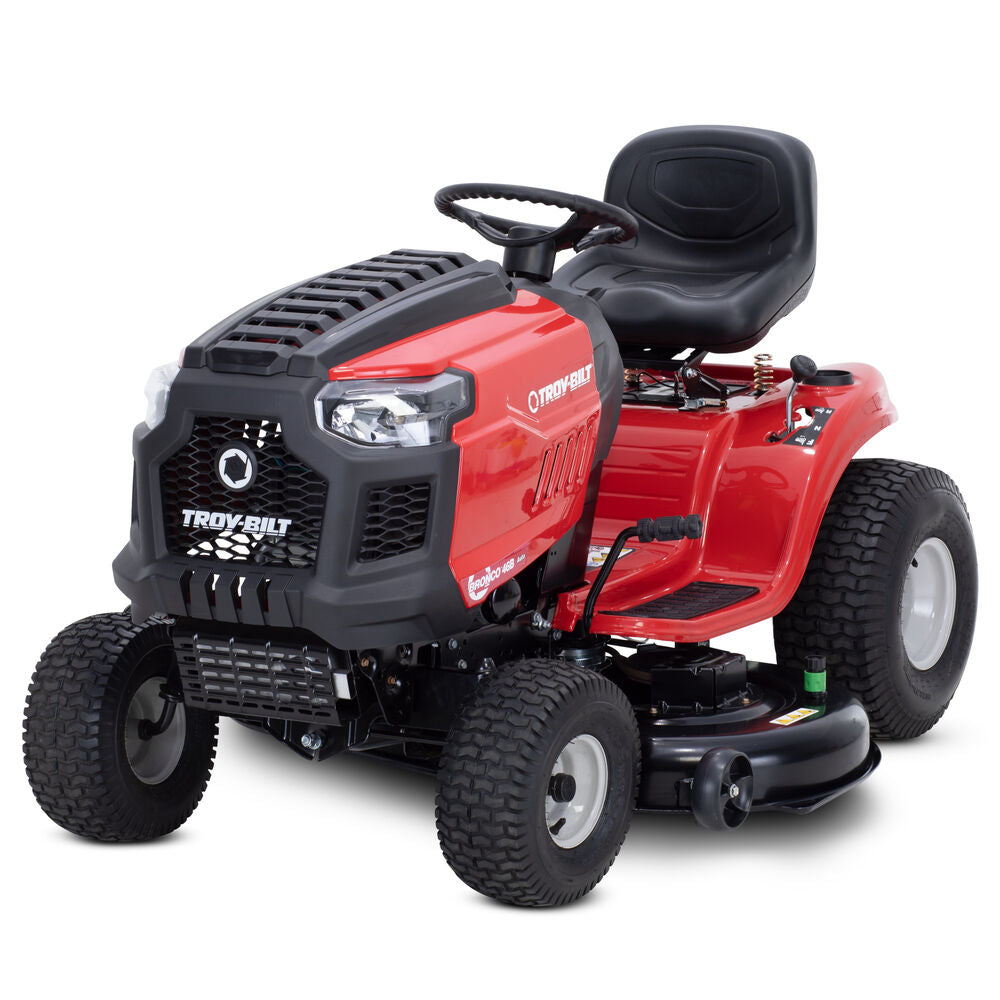 Troy-Bilt Bronco 46B | Automatic Drive Gas Riding Lawn Tractor | 46 in. Deck | 17.5 HP Briggs and Stratton Engine