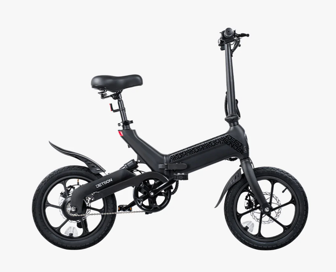 Jetson Haze Compact Folding Electric Bike | 350W Motor | 15.5 MPH | 20 Mile Range | JHAZE-BLK | In-Store Exclusive
