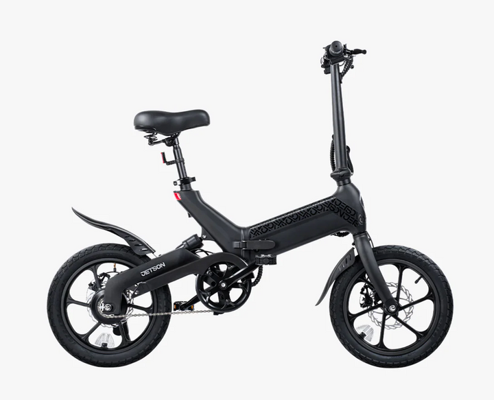 Jetson Haze Compact Folding Electric Bike | 350W Motor | 15.5 MPH | 20 Mile Range | JHAZE-BLK | In-Store Exclusive