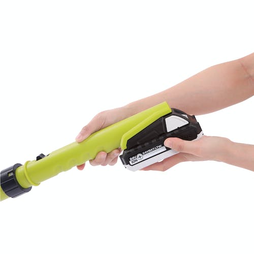 Restored Sun Joe 24V-PWSCRB-LTW | 24V Cordless Indoor/Outdoor 1000-OPM Oscillating Scrubber | 4 Attachments & Battery + Charger (Refurbished)