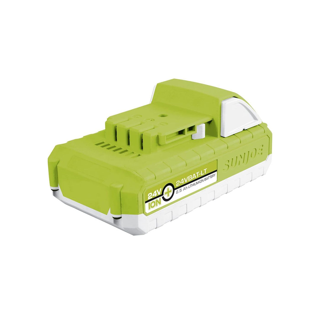 Restored Snow Joe IONMAX System Compatible 24VBAT-LT EcoSharp Pro Lithium-Ionmax Battery, 24 Volt, 2.5-Ah (Refurbished)