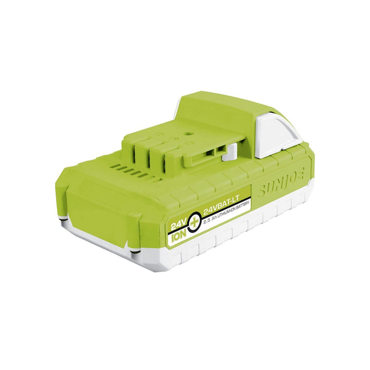 Restored Snow Joe IONMAX System Compatible 24VBAT-LT EcoSharp Pro Lithium-Ionmax Battery, 24 Volt, 2.5-Ah (Refurbished)