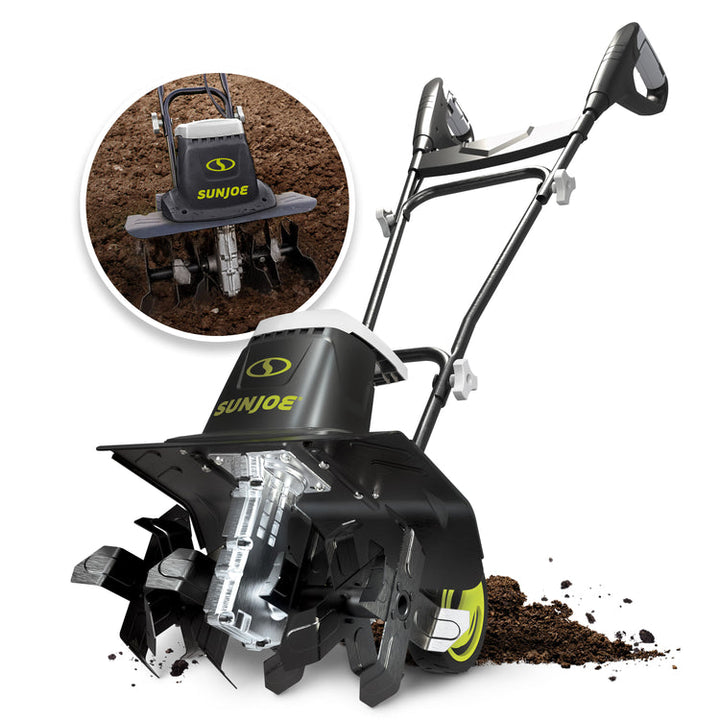 Restored Sun Joe TJ603E | 16-Inch 12-Amp Electric Tiller and Cultivator (Refurbished)