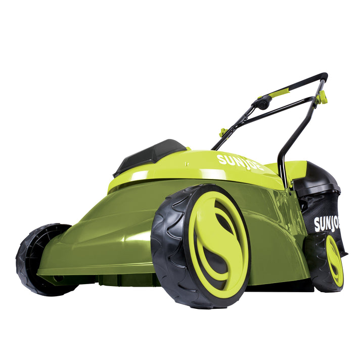 Restored Snow Joe Sun Joe MJ401C | 14in Cordless Push Lawn Mower | 28-Volt | Some Cosmetic Wear (Refurbished)