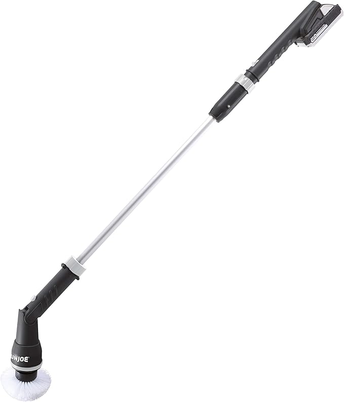 Restored Sun Joe 24V-PWSCRB-LTW | 24V Cordless Indoor/Outdoor 1000-OPM Oscillating Scrubber | 4 Attachments & Battery + Charger (Refurbished)