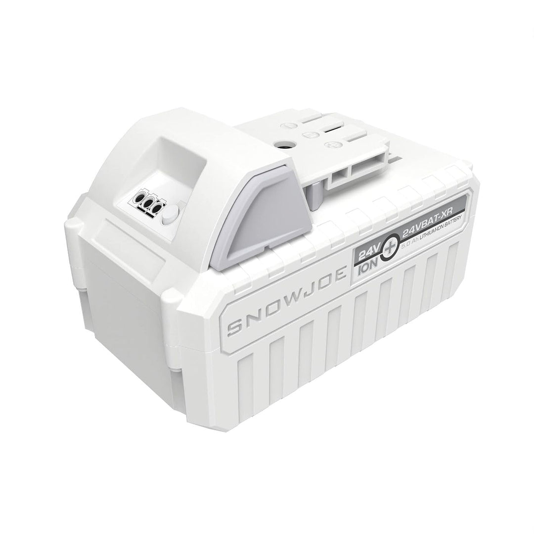 Restored Snow Joe Certified Authentic IONMAX System Compatible 24VBAT-XR EcoSharp Pro Lithium-Ion Battery, 24 Volt, 5.0-Ah (Refurbished)
