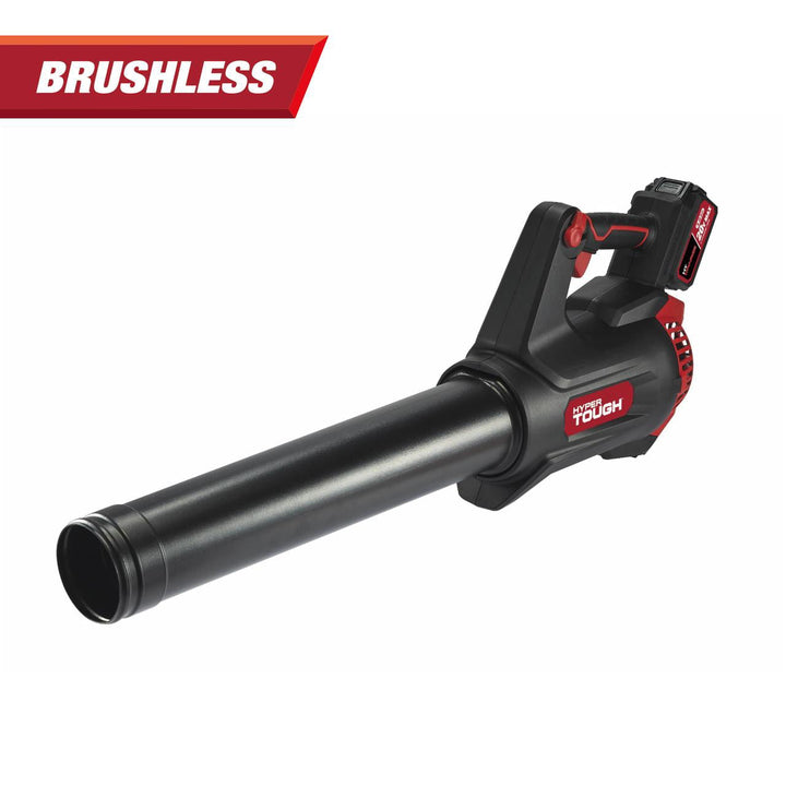 Restored Scratch and Dent Hyper Tough Brushless Handheld Battery Blower | 20V Max | 110 MPH | 420 CFM  | 4.0Ah | HT22-401-03-01 (Refurbished)