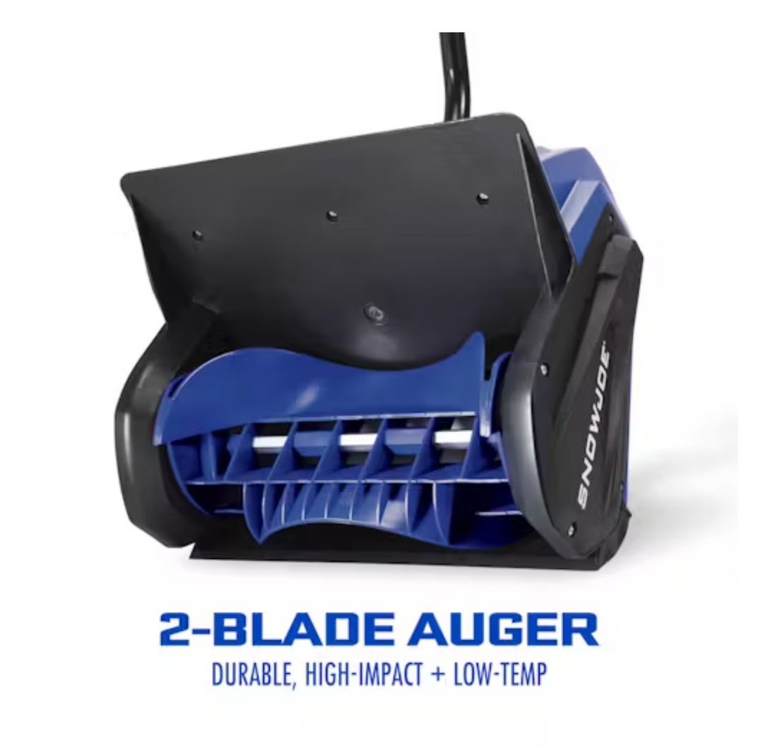 Restored Snow Joe 24V-SS13-TV1 Bundle | 13" Cordless Snow Shovel | 4-Ah Battery | Quick Charger | Cover + Ice Dozer Included (Refurbished)