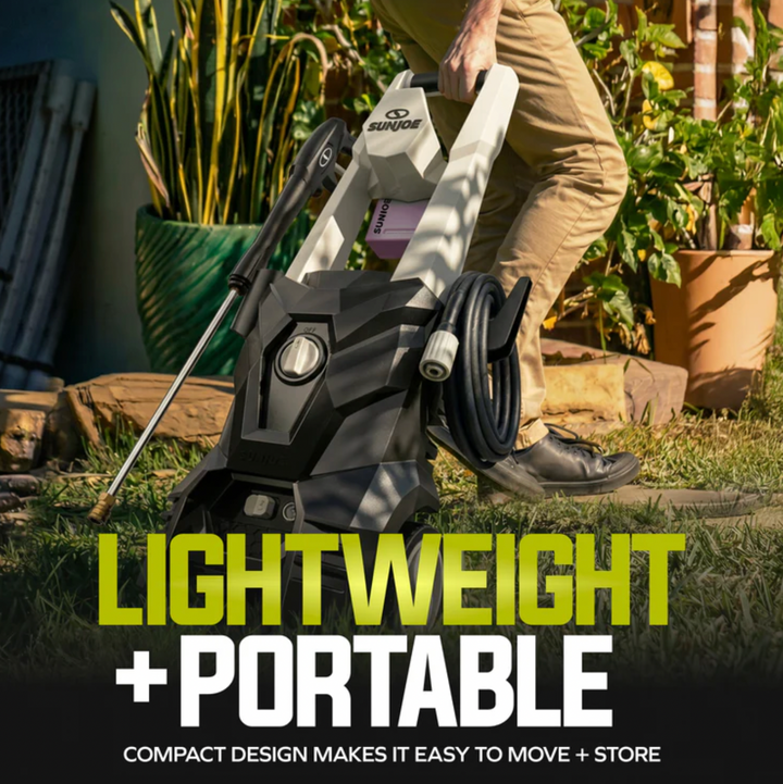 Sun Joe SPX200-GO | 2000 PSI Electric Pressure Washer | 13-Amp | 4 Nozzles | Foamer Cannon (Refurbished) | In-Store Exclusive
