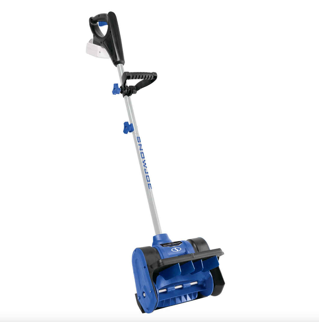 Restored Snow Joe 24V-SS12-HT | 24V Cordless Snow Shovel Bundle | W/ 4.0-Ah Battery, Charger, Cover, and Ice Scraper Glove (Refurbished)