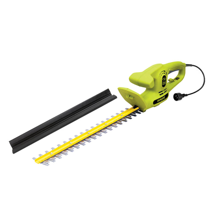 Restored Sun Joe HJ22HTE-MAX | Electric Dual-Action Hedge Trimmer | 22-Inch | 3.8 AMP | Dual-Handed Safety (Refurbished)