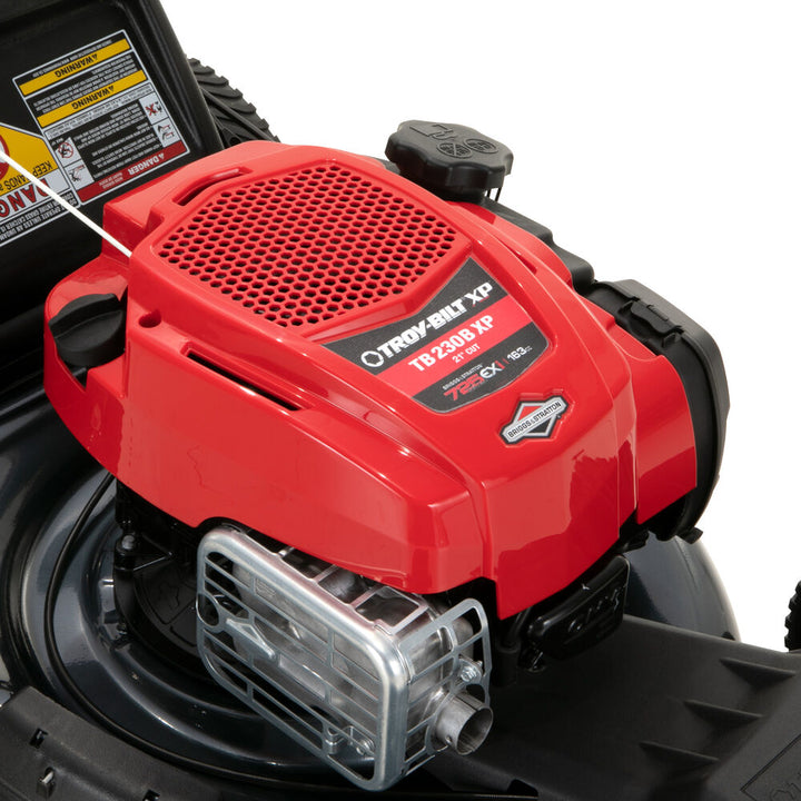 Troy-Bilt TB230B XP | High-Wheel Self-Propelled Mower | 21 in | 163cc Briggs & Stratton Engine | 11 in Rear Wheels